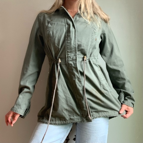 Light weight army green fall jacket - Picture 3 of 13